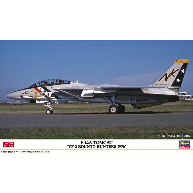 Hasegawa 02491 1/72 F-14A Tomcat Vf-2 Bounty Hunters 1976 1