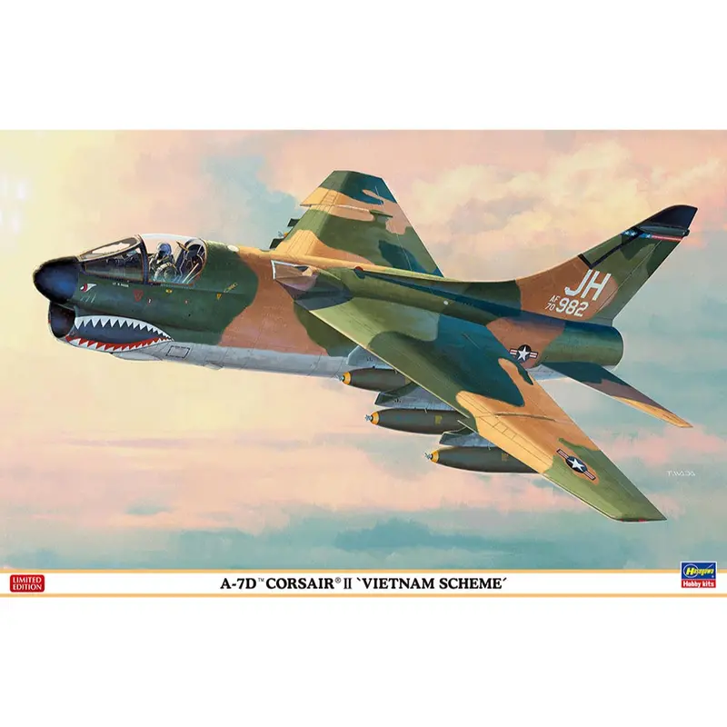 Hasegawa 07539 1/48 A-7D Corsair Ii Vietnam Scheme 1