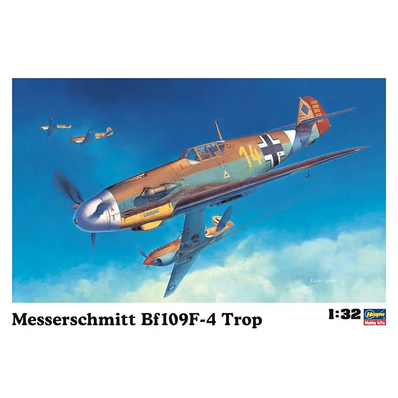 Hasegawa 08881 1/32 Messerschmitt Bf109f-4 Trop 1