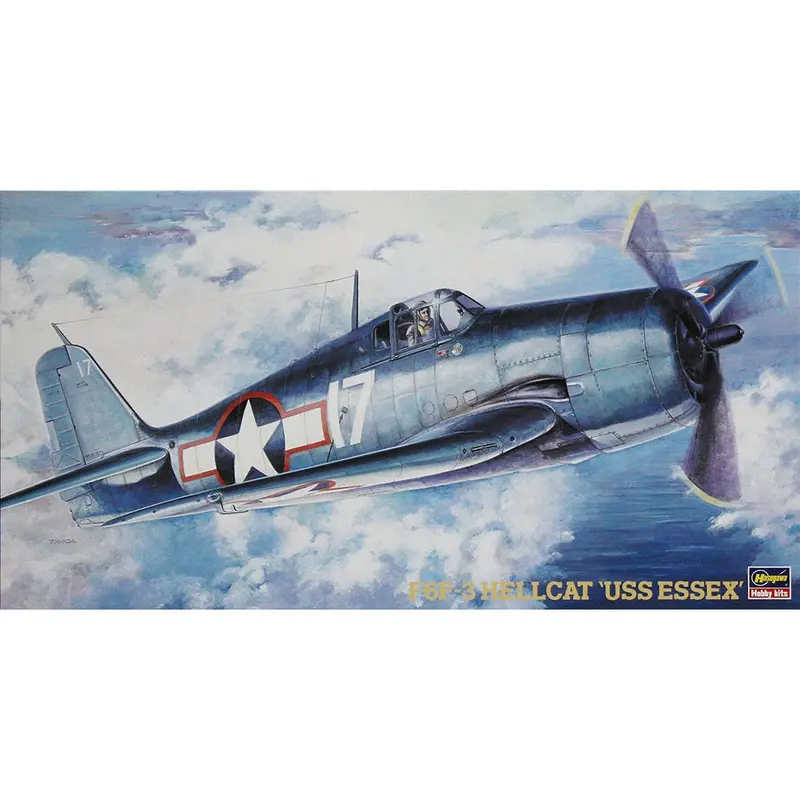 Hasegawa 09134 1/48 F6f-3 Hellcat Uss Essex 1