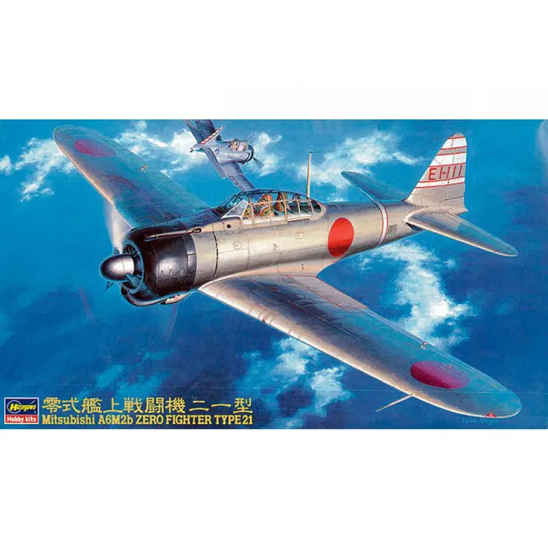 Hasegawa 19143 1/48 A6m2b Zero Fighter Type 21 Zeke Carrier Based Fighter 1