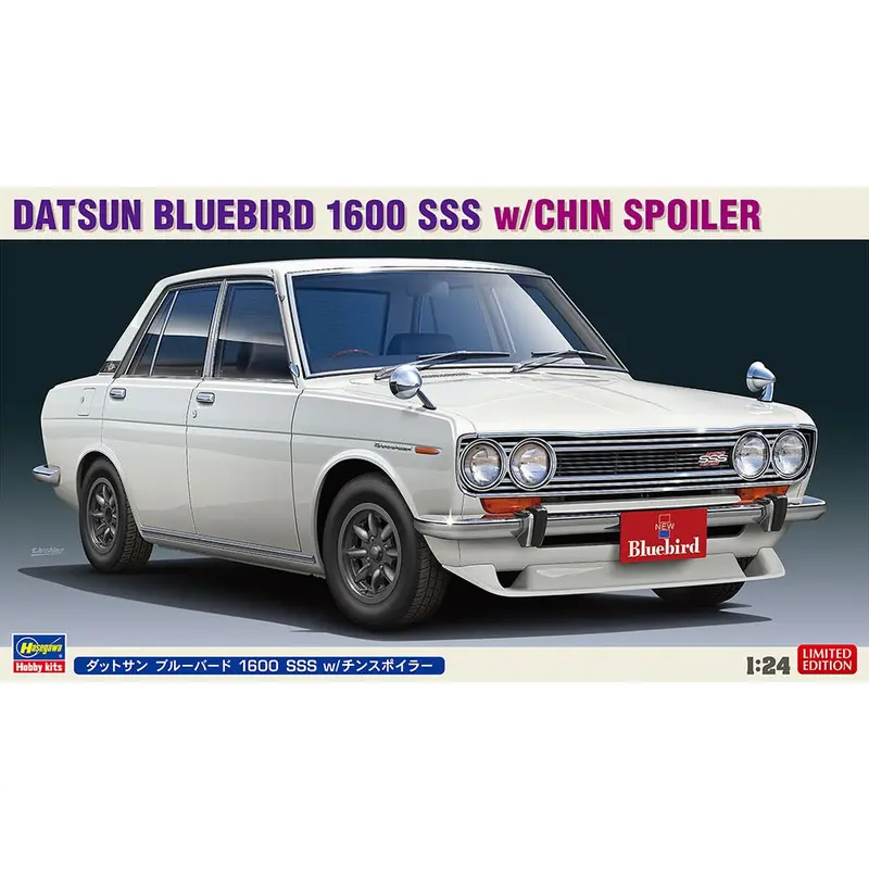 Hasegawa 20468 1/24 Datsun Bluebird 1600 Sss With Chin Spoiler 1