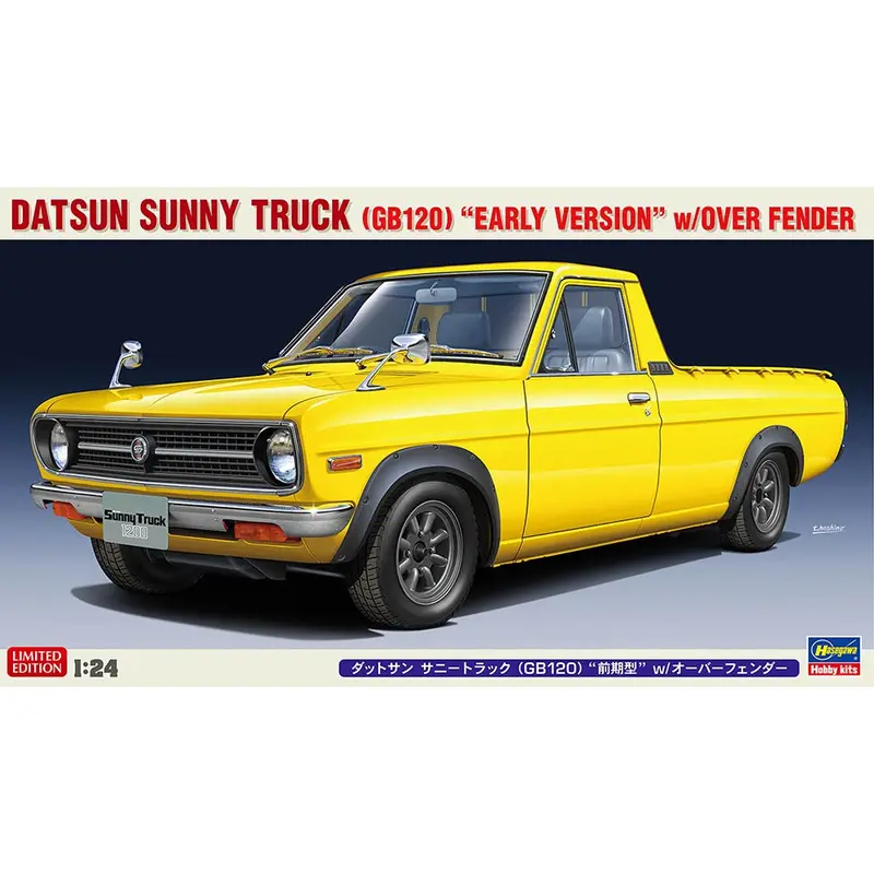 Hasegawa 20641 1/24 Datsun Sunny Truck Gb120 Early Version W/Over Fender 1