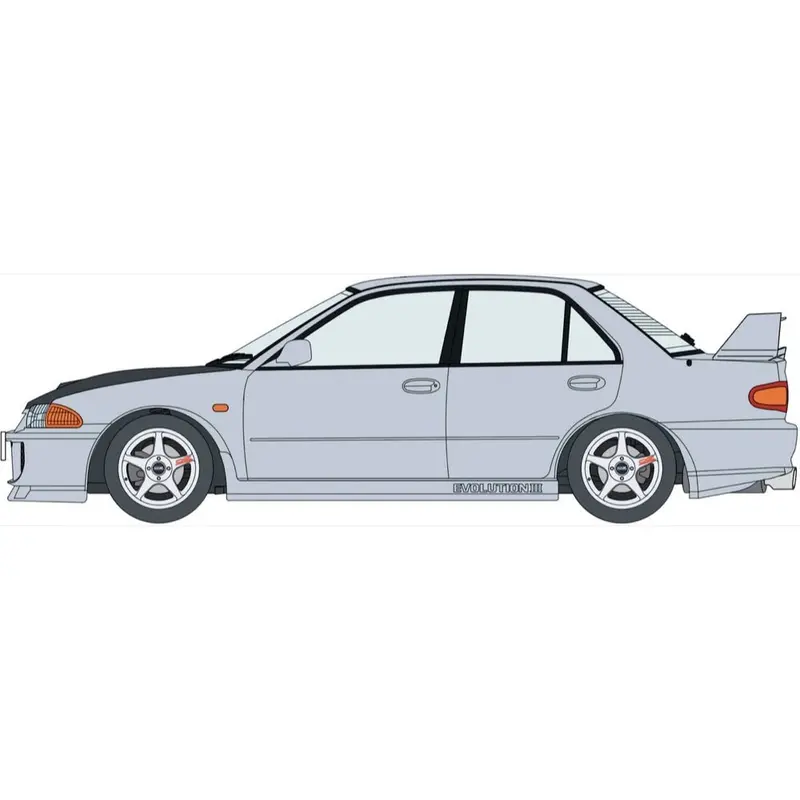 Hasegawa 20782 1/24 Mitsubishi Lancer Gsr Evolution Iii Low Down Version 1