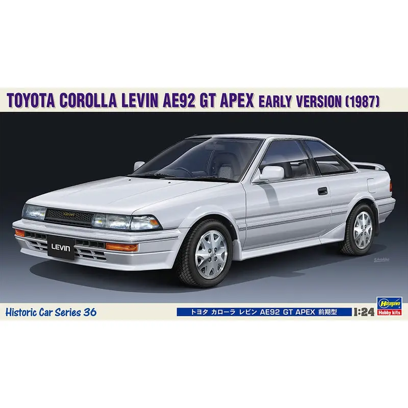 Hasegawa 21136 1/24 Toyota Corolla Levin Ae92 Apex Early Version 1