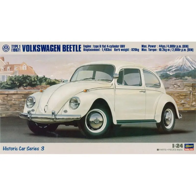 Hasegawa 21203 Volkswagen Beetle Type 1 1967 1