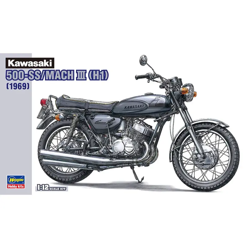Hasegawa 21510 1/12 Kawasaki 500-Ss/Mach Iii H1 1