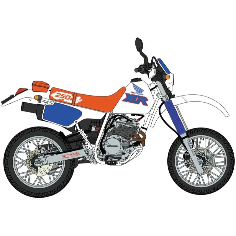 Hasegawa 21779 1/12 Honda Xlr250r Md22 1991 Motard Custom 1