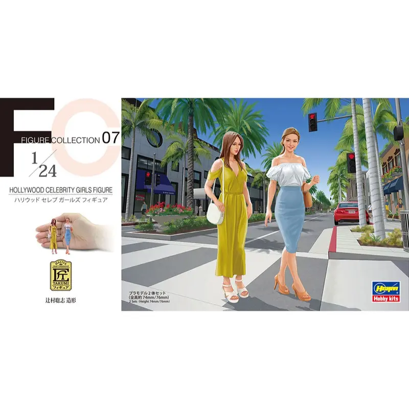 Hasegawa 29107 1/24 Hollywood Celebrity Girls Figure Two Kits In The Box 1