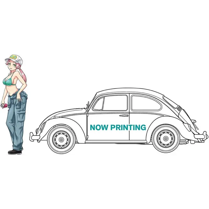 Hasegawa 52465 1/24 Volkswagen Beetle Type 1 1966 Rio Asaka With Figure 1
