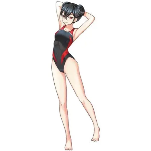 Hasegawa 52474 1/12 12 Egg Girls Collection No.50 Haku Rinpha Swimming Costume 1