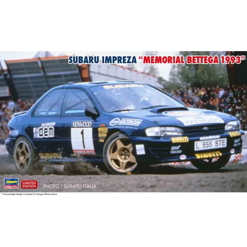 Hasegawa H20768 1/24 Subaru Impreza Memorial Bettega 1993 1