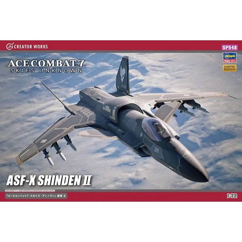 Hasegawa H52348 1/72 Ace Combat 7 Skies Unknown Asf-X Shinden Ii 1