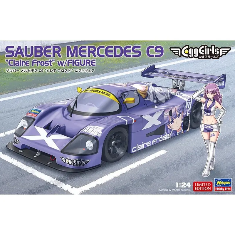 Hasegawa H52742 1/24 Sauber Mercedes C9 “Claire Frost” With Figure 1
