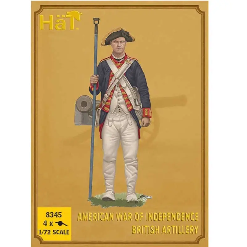 Hat 8345 1/72 American War Of Independence British Artillery 1