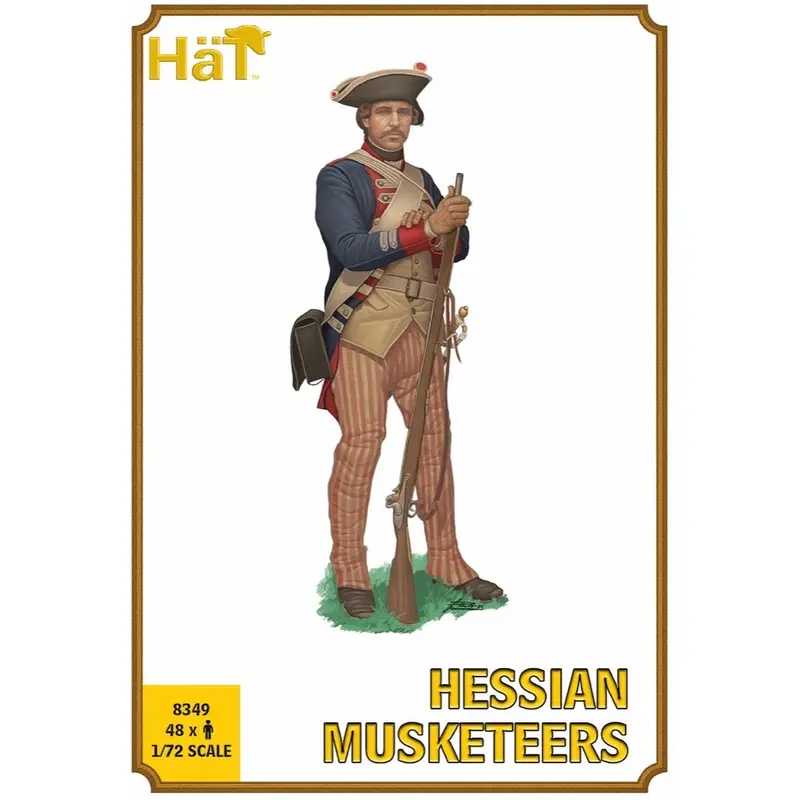 Hat 8349 1/72 Hessian Musketeers American War Of Independence 1