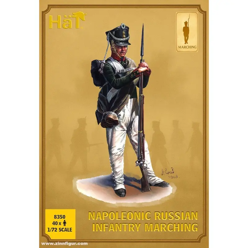 Hat 8350 1/72 Napoleonic Russian Infantry Marching 1