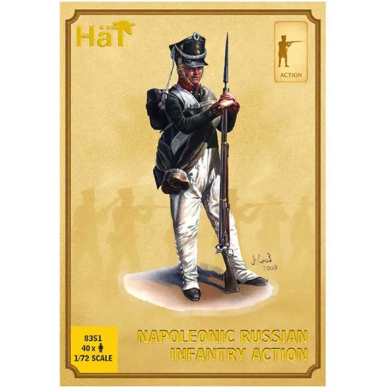 Hat 8351 1/72 Napoleonic Russian Infantry Action 1