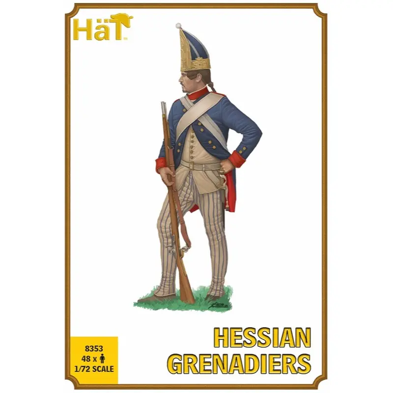 Hat 8353 1/72 Hessian Grenadiers American War Of Independence 1