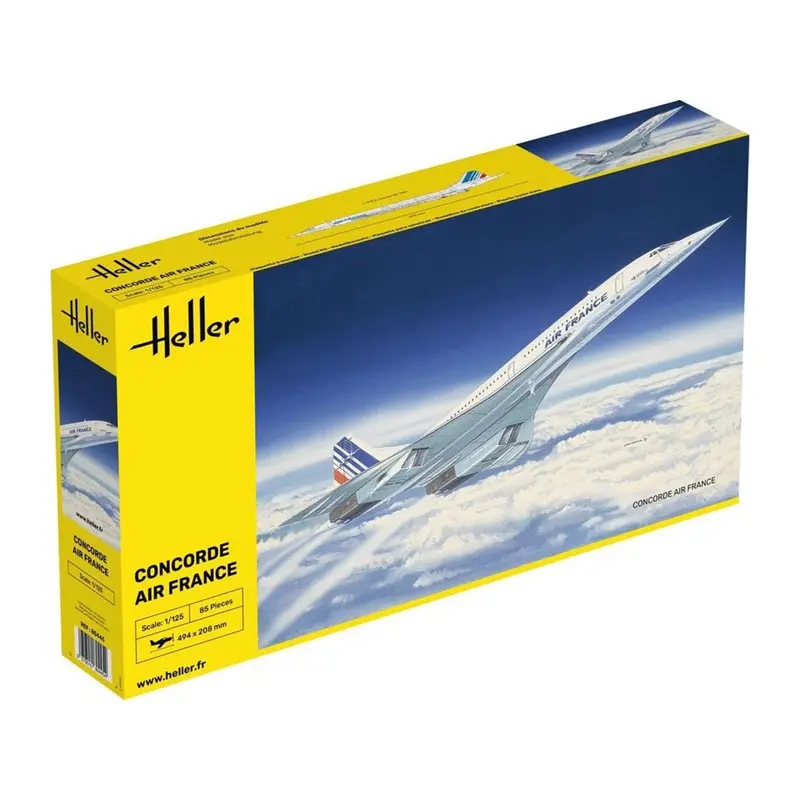 Heller 80445 1/125 Concorde Air France 1