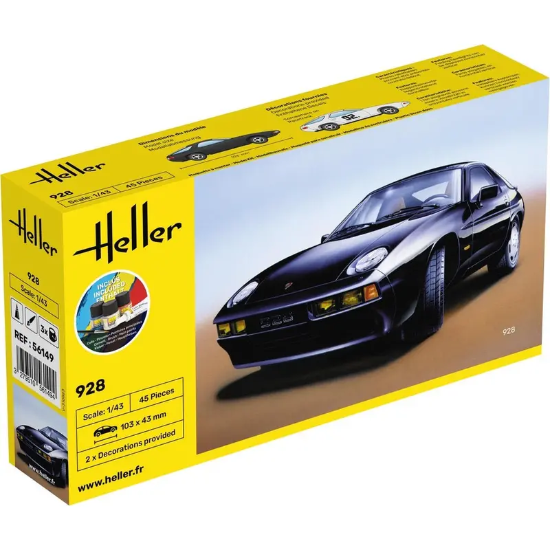 Heller Hll56149 1/43 Porsche 928 Starter Kit 1