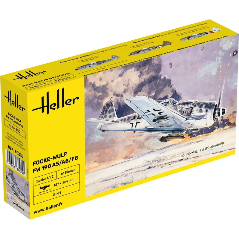 Heller Hll80235 1/72 Focke-Wulf Fw 190 A5/A8/F8 1
