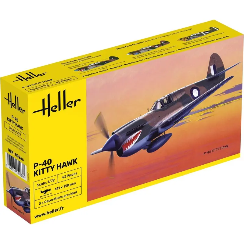 Heller Hll80266 1/72 P-40 Kitty Hawk 1