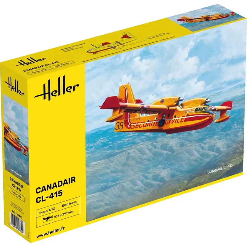 Heller Hll80370 1/72 Canadair Cl-415 Water Bomber 1