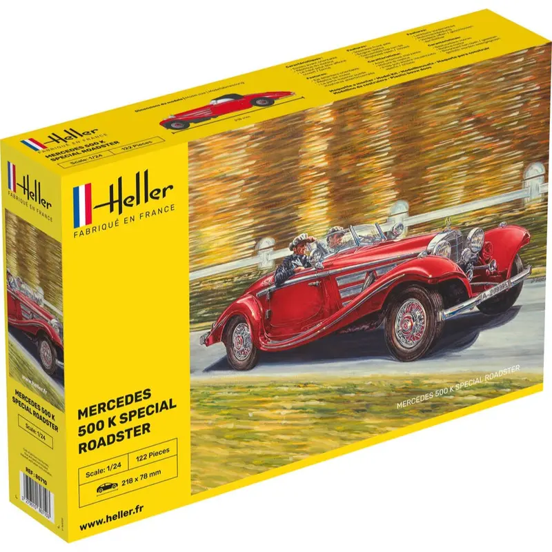 Heller Hll80710 1/24 Mercedes-Benz 500 K Special Roadster 1