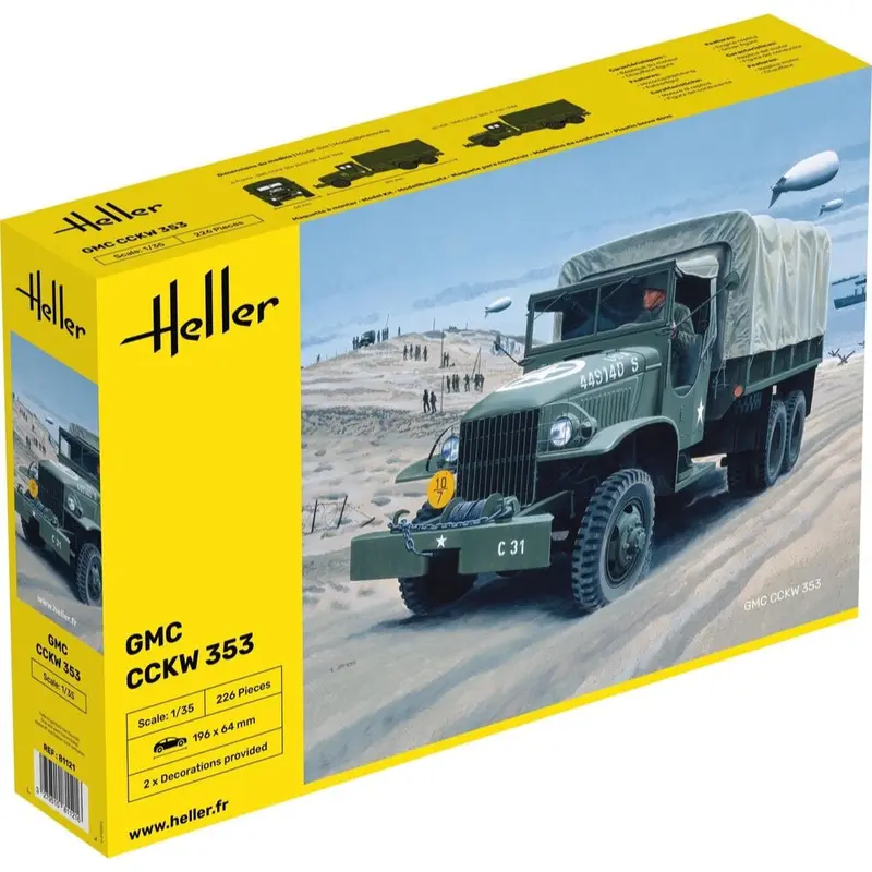 Heller Hll81121 1/35 Us Gmc Cckw 353 Truck 1