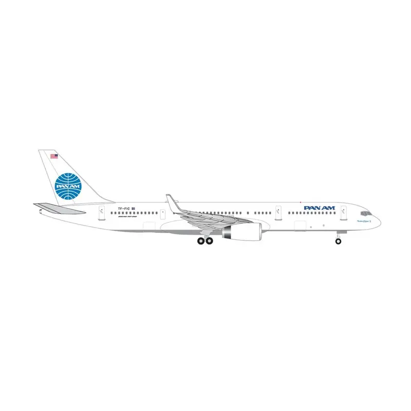 Herpa 538602 1/500 Pan Am Boeing 757-200 Tracing The Transatlantic 1