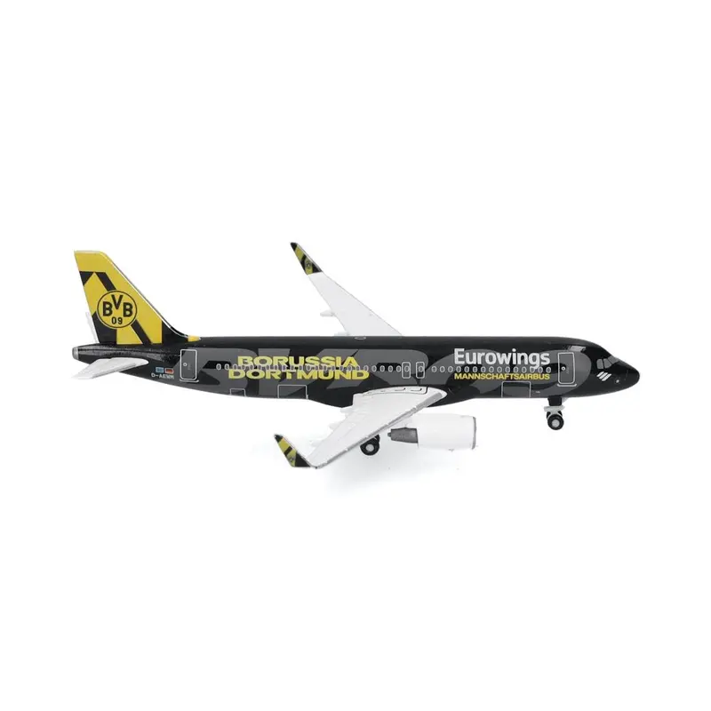 Herpa 538657 1/500 Eurowings Airbus A320 Bvb Mannschaftsairbus 1