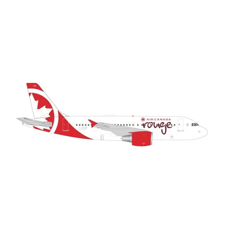 Herpa 538701 1/500 Air Canada Rouge Airbus A319 1