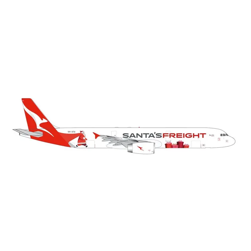 Herpa 538817 1/500 Qantas Freight Airbus A321p2f Santa's Freight 1