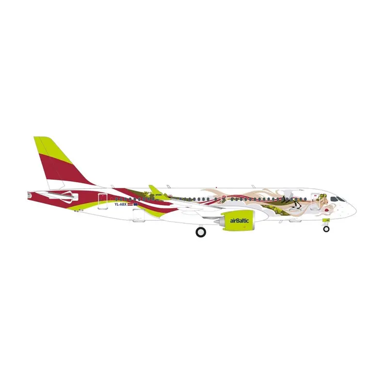 Herpa 562850 1/400 Airbaltic Airbus A220-300 50Th A220 1