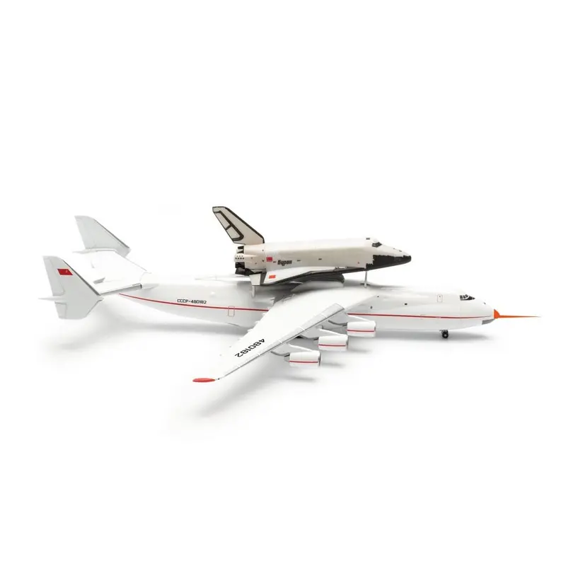 Herpa 562874 1/400 An-225 Mriya & Buran Space Orbiter Set Test Flight 1