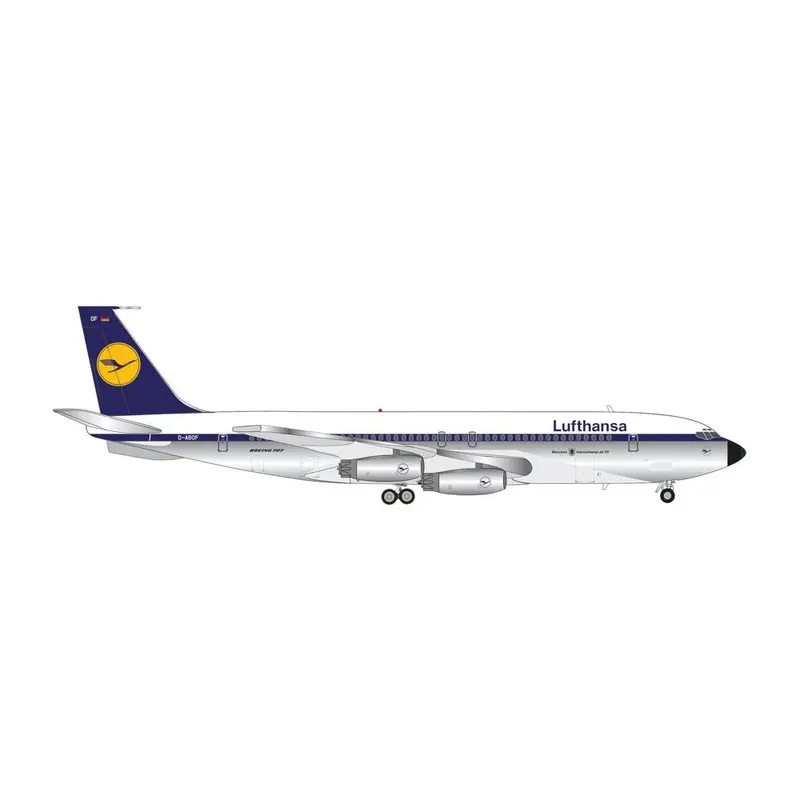 Herpa 573702 1/200 Lufthansa Boeing 707-400 1