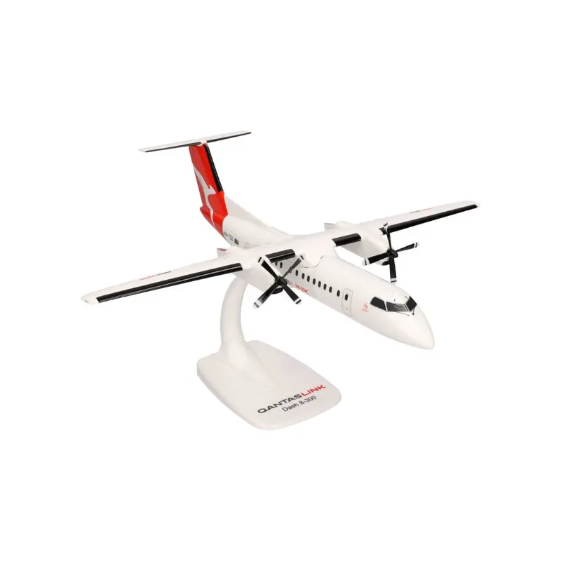 Herpa He614221 1/100 Snap Fit Qantaslink Dhc-8-300 - Vh-Tqz 1