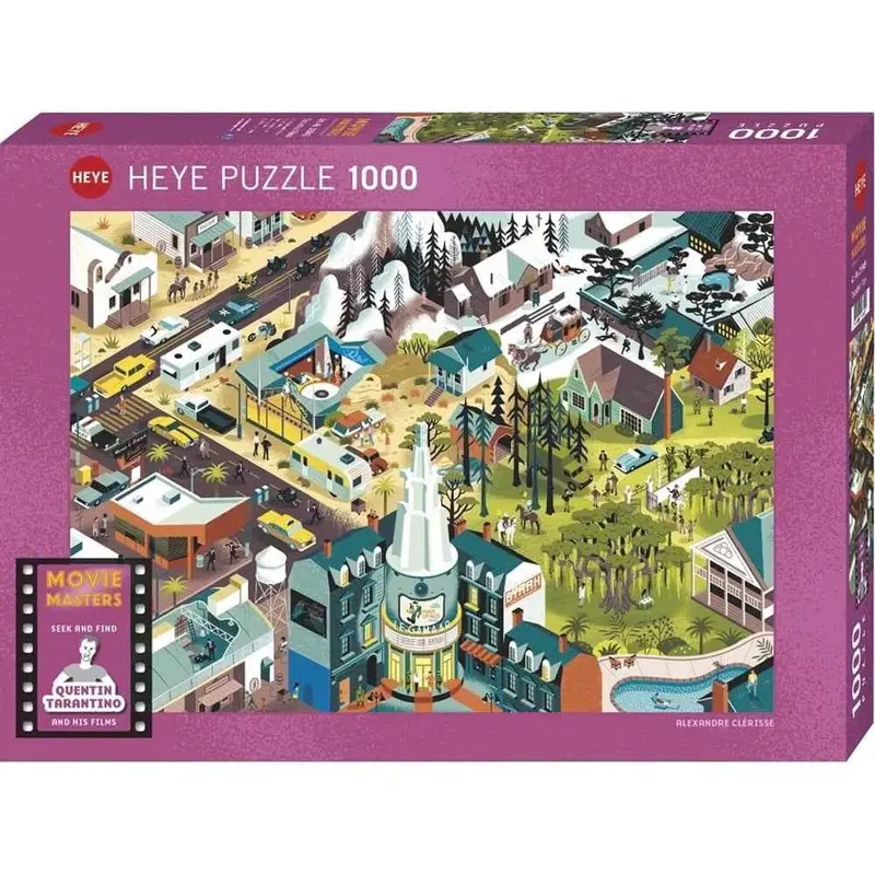Heye 29949 Movie Masters Tarantino 1000Pc Jigsaw Puzzle 1