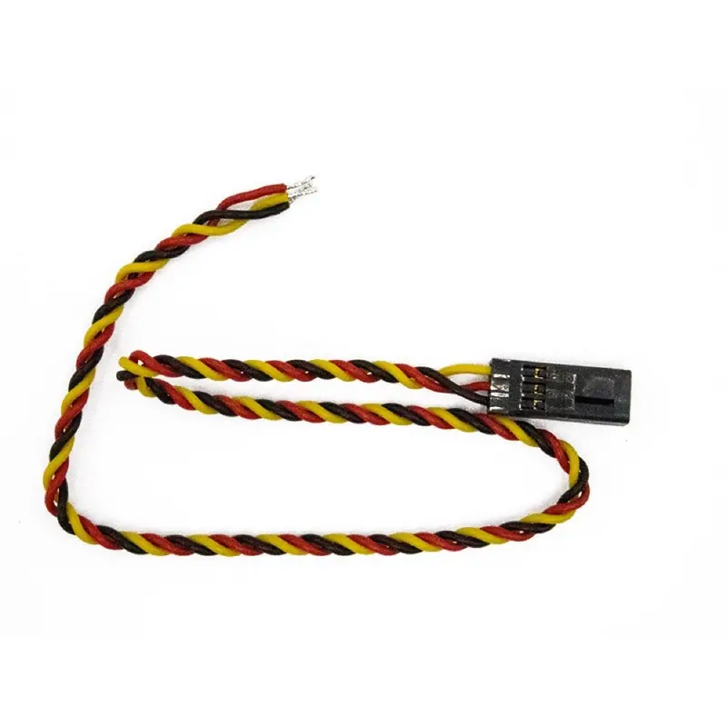 Hitec Hrc54607 Twisted Heavy Duty Gold Pin Servo Connector 1