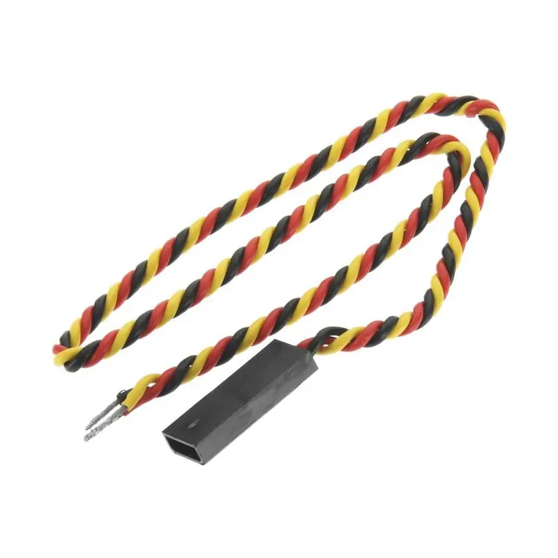 Hitec Hrc54608 Twisted Heavy Duty Gold Pin Female Servo Connector 1