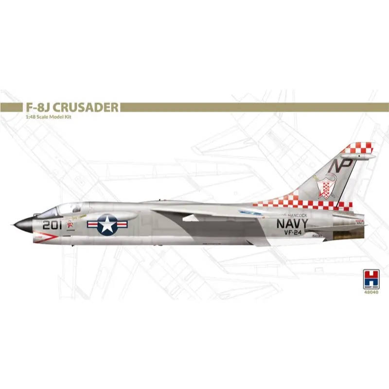 Hobby 2000 H2k48040 1/48 F-8J Crusader 1