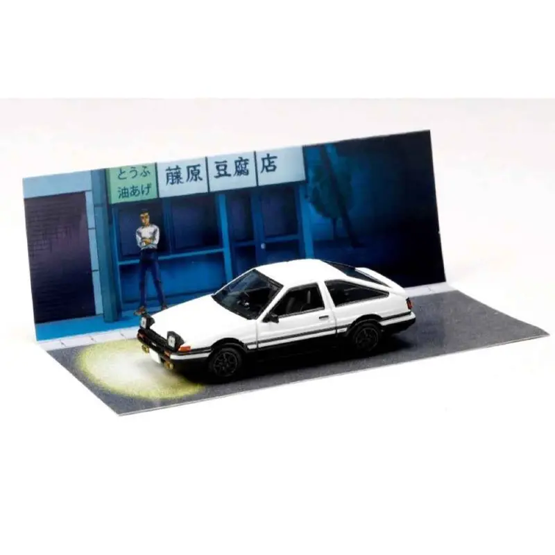Hobby Japan Hjdmd001c 1/64 Toyota Sprinter Trueno Ae86 Initial D Takumi Fujiwara Vs Takeshi Nakazato 1