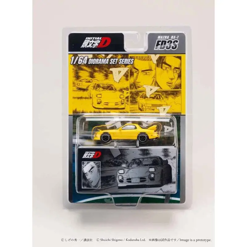 Hobby Japan Hjdmd002b 1/64 Mazda Rx-7 (Fd3s) Project D Initial D Keisuke Takahashi Vs Wataru Akiyama 1