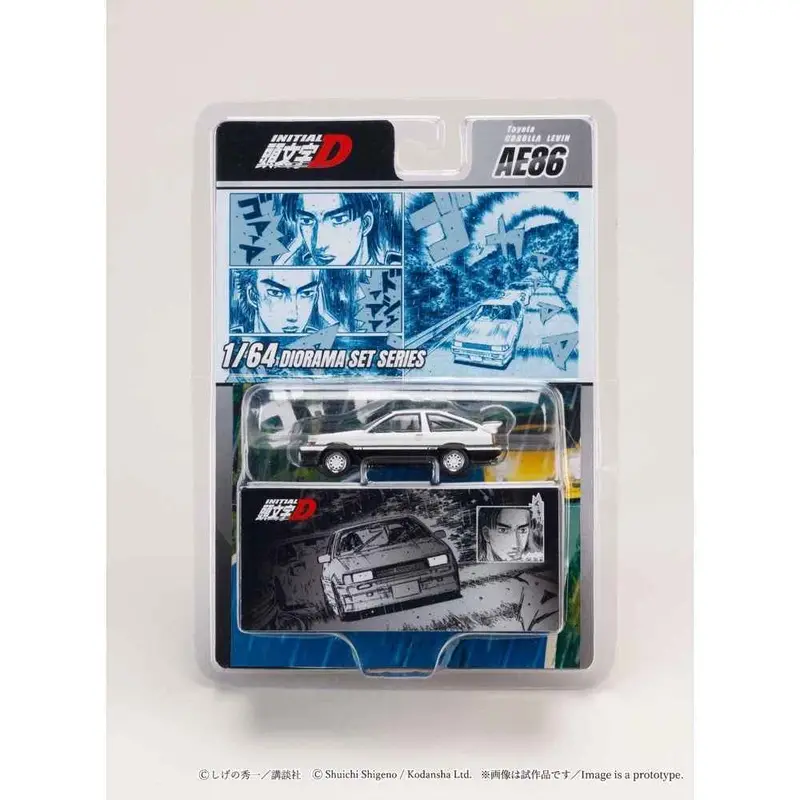 Hobby Japan Hjdmd008a 1/64 Toyota Corolla Levin (Ae86) Initial D Wataru Akiyama Vs Keisuke Takahashi 1
