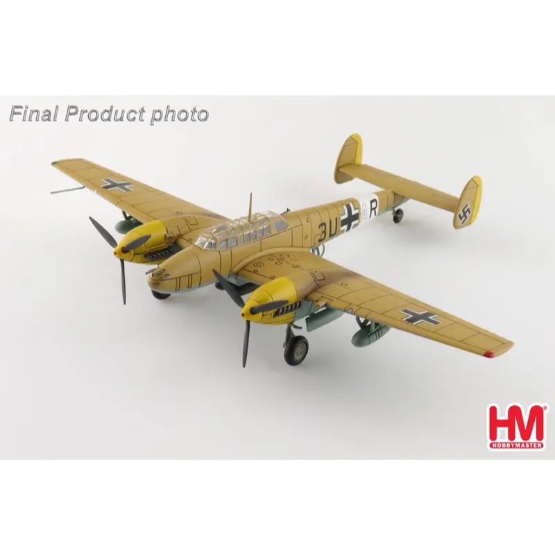 Hobby Master 1817 1/72 Bf 110E-2 3U+Ar 7./Zg 26 Italy 1941 Special Weathered Version 1