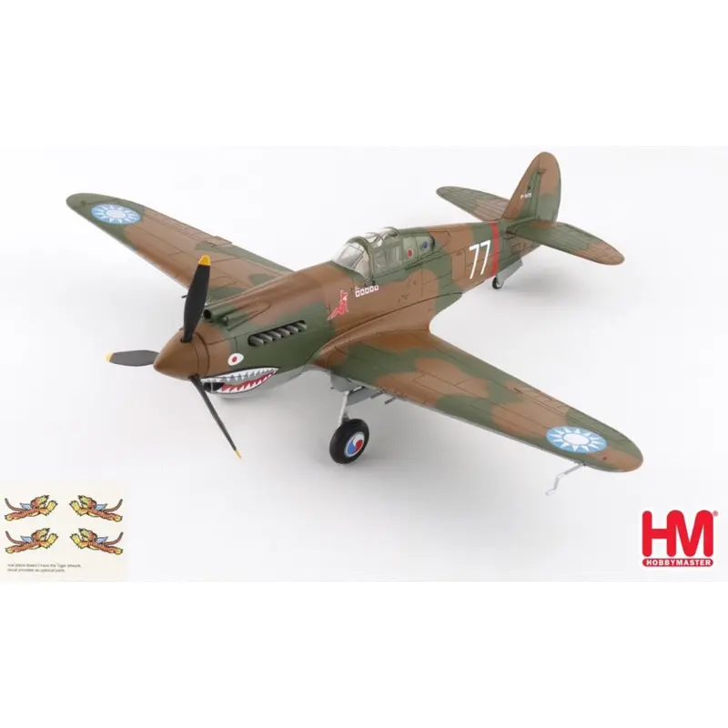 Hobby Master 9207 1/48 Hawk 81-A2 Avg No.77 Flown By Robert Smith 3Rd Pursuit Sqn. Nov 1941 1