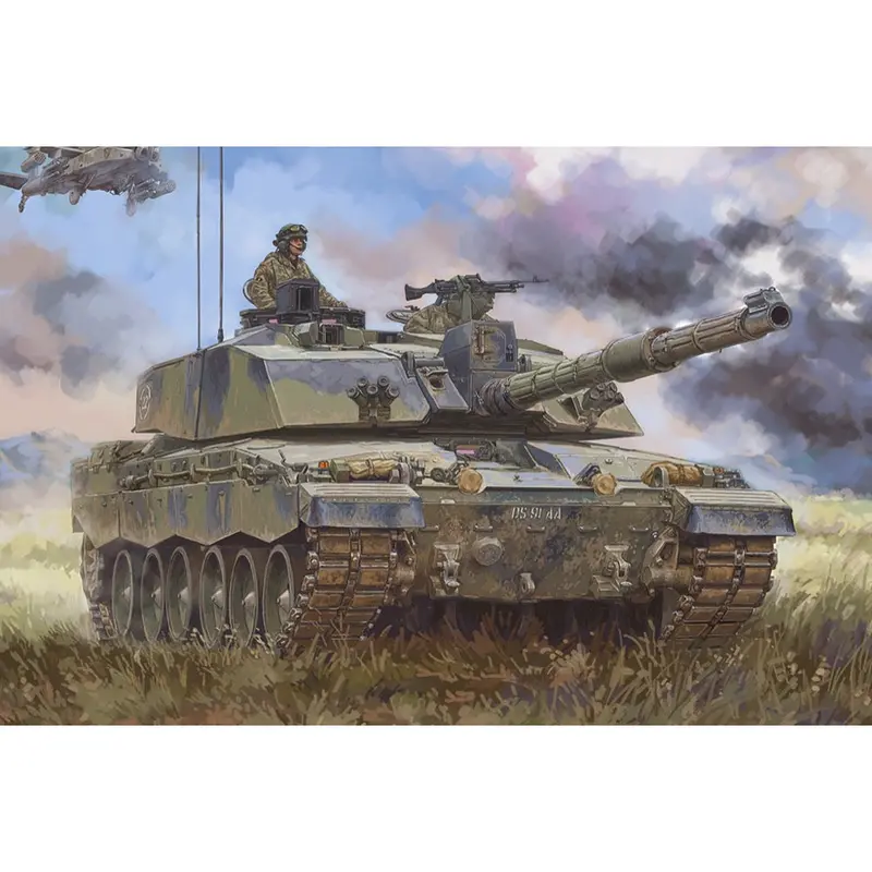 Hobbyboss 1/48 British Challenger Ii Mbt Plastic Model Kit 1