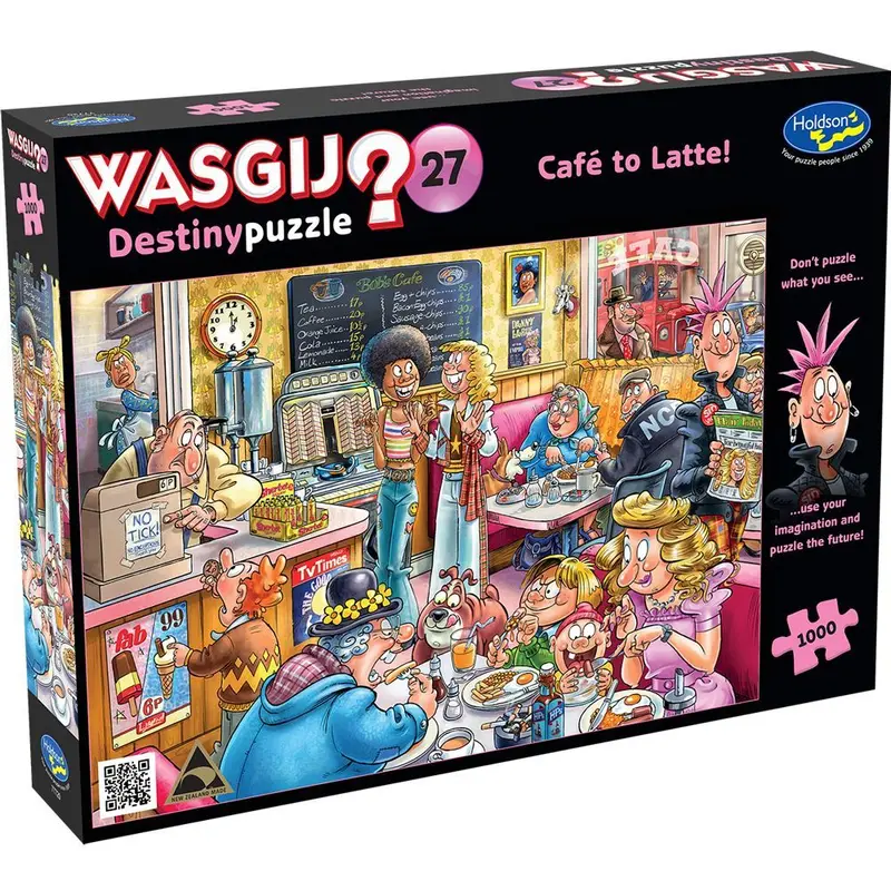 Holdson 777204 Wasgij? Destiny 27 Caffe Latte! 1000Pc Jigsaw Puzzle 1