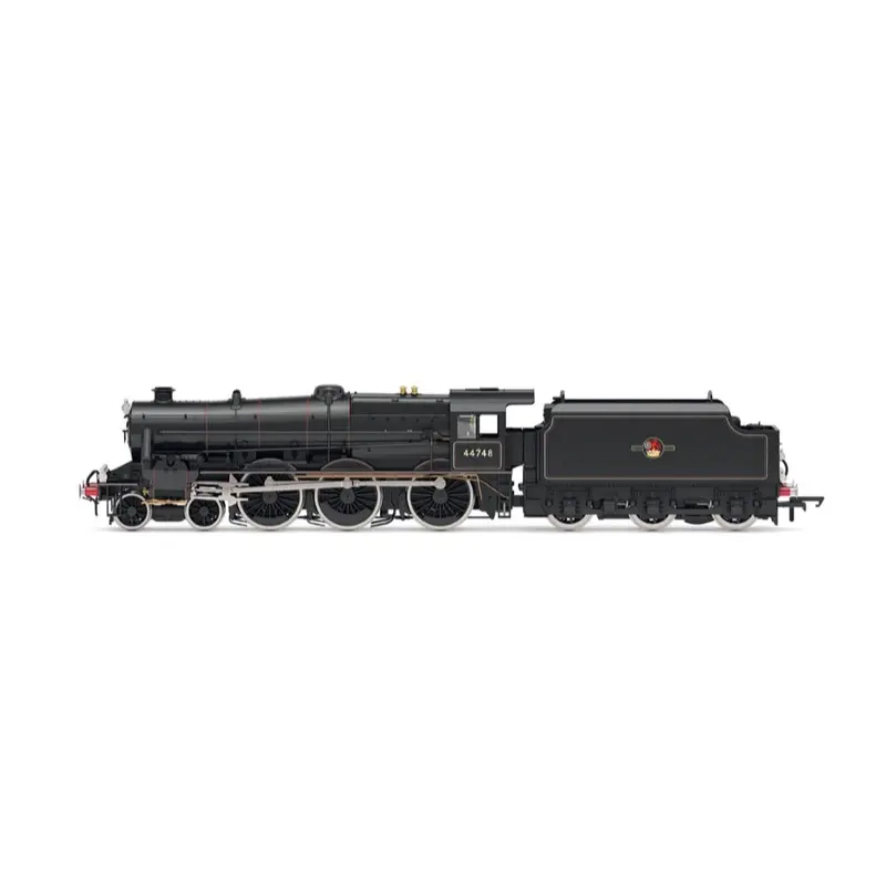 Hornby R30389 Oo Br - Stanier 5Mt Black 5 - 44748 Late Caprotti Steam Locomotive 1